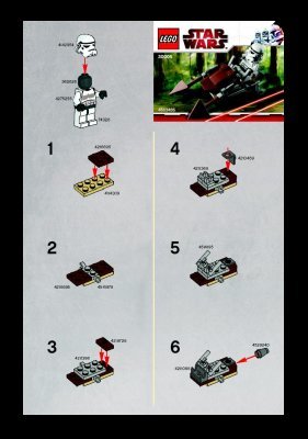 Bauanleitungen LEGO - 30005 - Imperial Speeder Bike TM: Page 1