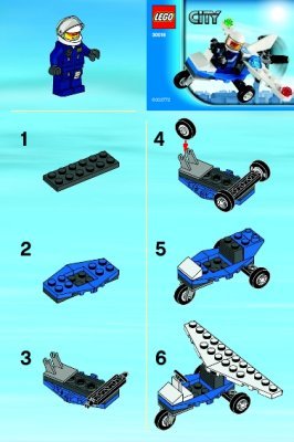 Bauanleitungen LEGO - 30018 - Police Plane: Page 1