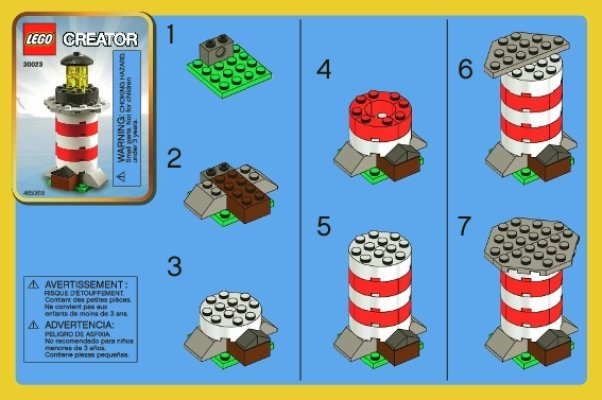 Bauanleitungen LEGO - 30023 - Lighthouse: Page 1