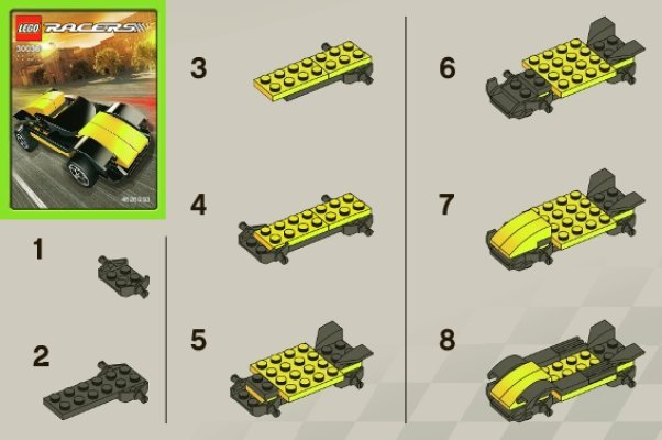 Bauanleitungen LEGO - 30036 - Buggy Racer: Page 1