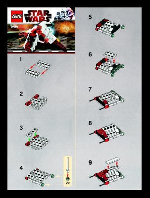 Bauanleitungen LEGO - 30050 - Republic Attack Shuttle: Page 1