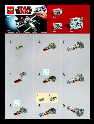 Bauanleitungen LEGO - 30051 - X-wing: Page 1