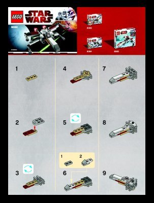 Bauanleitungen LEGO - 30051 - X-wing: Page 1