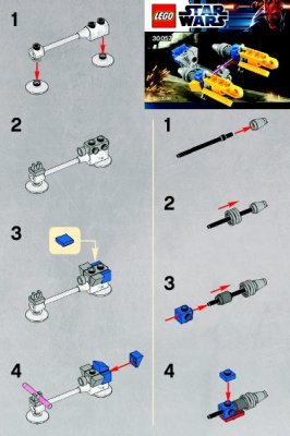 Bauanleitungen LEGO - 30057 - Anakins POD: Page 1