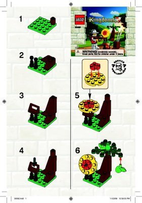 Bauanleitungen LEGO - 30062 - Target practice: Page 1