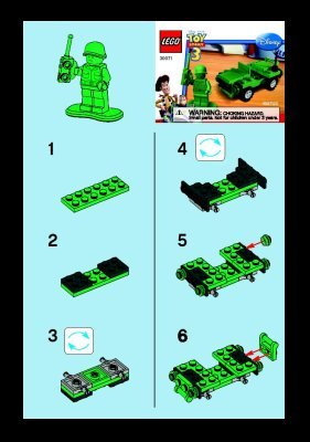 Bauanleitungen LEGO - 30071 - Army Jeep: Page 1