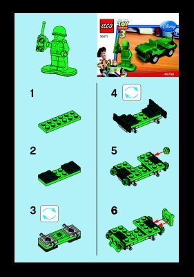 Bauanleitungen LEGO - 30071 - Army Jeep: Page 1