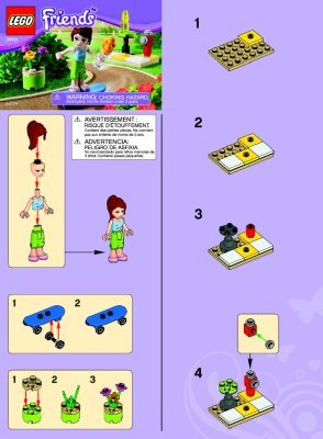 Bauanleitungen LEGO - 30101 - Mia's Skateboard: Page 1