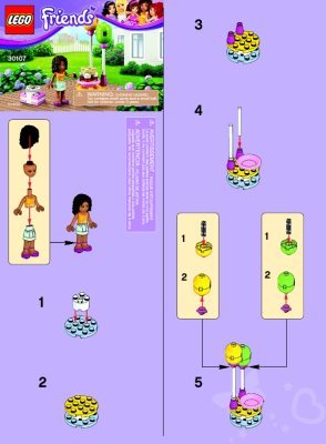 Bauanleitungen LEGO - 30107 - LEGO® Friends Birthday Party: Page 1