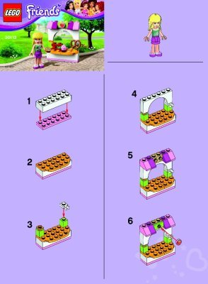 Bauanleitungen LEGO - 30113 - Stephanie’s Bakery Stand: Page 1