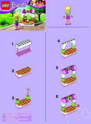 Bauanleitungen LEGO - 30113 - Stephanie’s Bakery Stand: Page 1