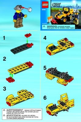 Bauanleitungen LEGO - 30152 - Mining Quad: Page 1