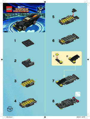 Bauanleitungen LEGO - 30161 - Batmobile: Page 1