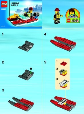 Bauanleitungen LEGO - 30220 - Fire Speedboat: Page 1