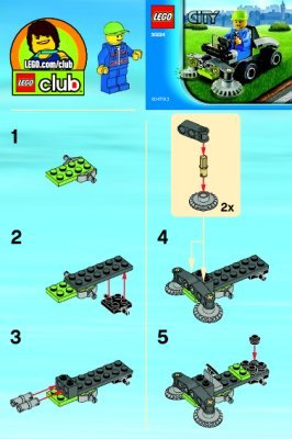 Bauanleitungen LEGO - 30224 - Lawn Mover: Page 1