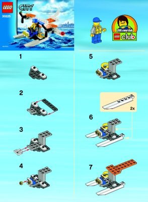 Bauanleitungen LEGO - 30225 - Seaplane: Page 1