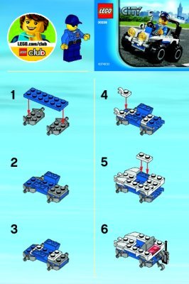 Bauanleitungen LEGO - 30228 - Police ATV: Page 1