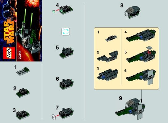 Bauanleitungen LEGO - 30244 - Anakin's Jedi Intercepter™: Page 1