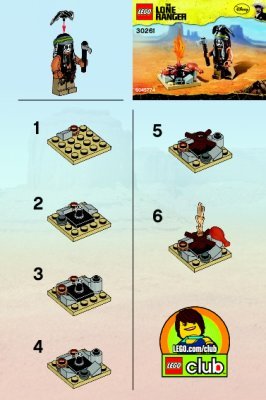 Bauanleitungen LEGO - 30261 - Tonto's Campfire: Page 1