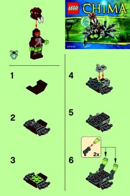 Bauanleitungen LEGO - 30263 - Spider Crawler: Page 1