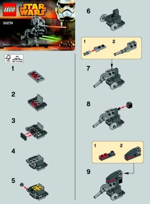 Bauanleitungen LEGO - 30274 - AT-DP™: Page 1