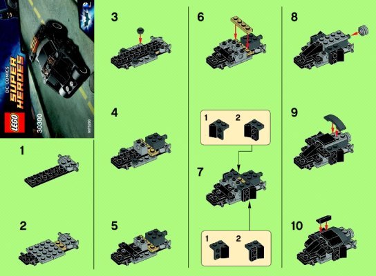 Bauanleitungen LEGO - 30300 - The Batman™ Tumbler: Page 1