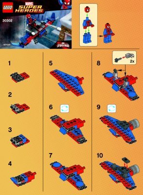 Bauanleitungen LEGO - 30302 - Spider-Man™ Glider: Page 1