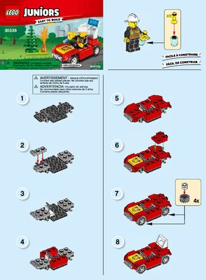 Bauanleitungen LEGO - 30338 - Fire Car: Page 1