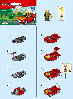 Bauanleitungen LEGO - 30338 - Fire Car: Page 1