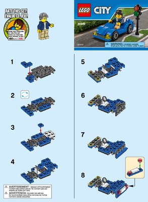 Bauanleitungen LEGO - 30349 - Sports Car: Page 1