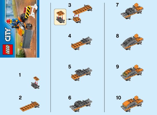 Bauanleitungen LEGO - 30353 - Tractor: Page 1