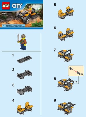 Bauanleitungen LEGO - 30355 - Jungle ATV: Page 1