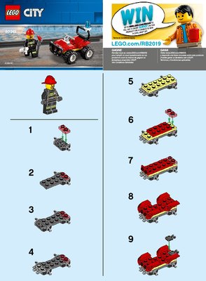 Bauanleitungen LEGO - 30361 - Fire ATV: Page 1