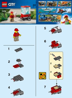 Bauanleitungen LEGO - 30364 - Popcorn Cart: Page 1