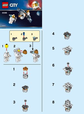 Bauanleitungen LEGO - 30365 - Space Satellite: Page 1