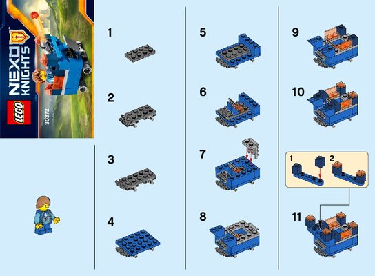 Bauanleitungen LEGO - NEXO KNIGHTS - 30372 - GRATIS: Robins Mini-Fortrex: Page 1