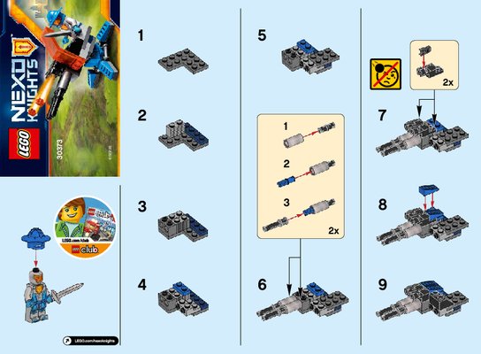 Bauanleitungen LEGO - 30373 - Knighton Hyper Cannon: Page 1