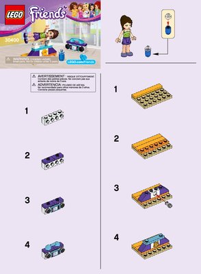 Bauanleitungen LEGO - 30400 - Gymnastics Bar: Page 1