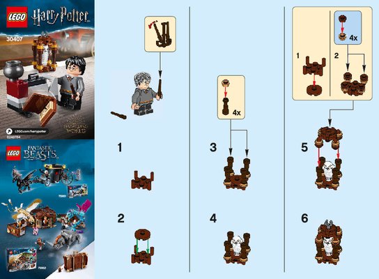 Bauanleitungen LEGO - 30407 - Harry´s Journey to Hogwarts™: Page 1