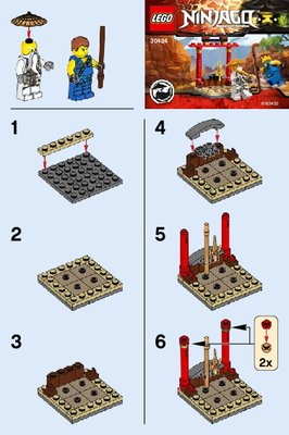 Bauanleitungen LEGO - 30424 - WU-CRU Training Dojo: Page 1