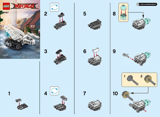 Bauanleitungen LEGO - 30427 - Ice Tank Micro Build: Page 1