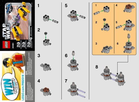 Bauanleitungen LEGO - 30461 - Podracer™: Page 1