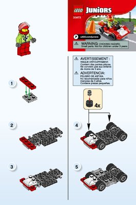 Bauanleitungen LEGO - 30473 - Racer: Page 1