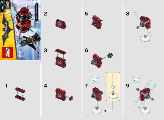 Bauanleitungen LEGO - THE LEGO BATMAN MOVIE - 30522 - Batman™ in der Phantom Zone: Page 1