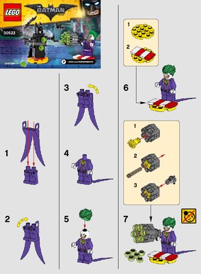 Bauanleitungen LEGO - 30523 - The Joker™ Battle Training: Page 1