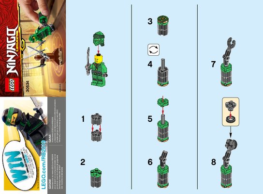 Bauanleitungen LEGO - 30534 - Ninja Workout: Page 1