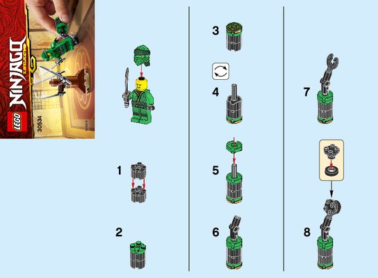 Bauanleitungen LEGO - 30534 - Ninja Workout: Page 1