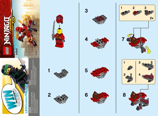 Bauanleitungen LEGO - 30535 - Fire Flight: Page 1