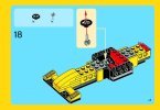 Bauanleitungen LEGO - Creator - 31002 - Rennwagen: Page 21