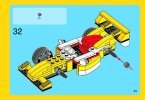 Bauanleitungen LEGO - Creator - 31002 - Rennwagen: Page 45